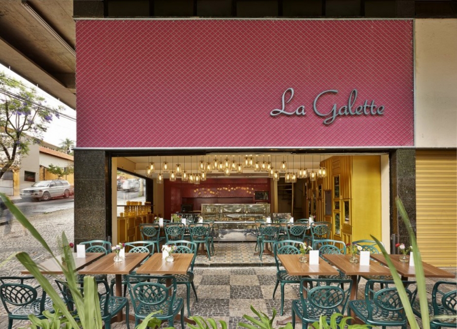 巴西La Galette糕点店的空间设计