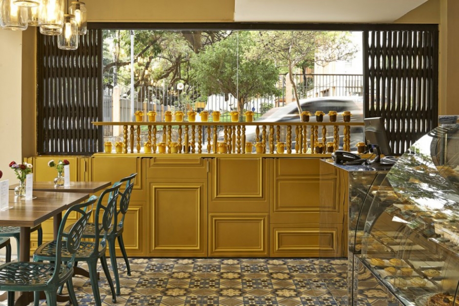 巴西La Galette糕点店的空间设计