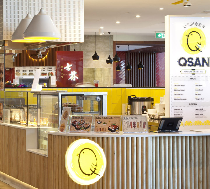 Qsan日式烤串便捷店空间设计