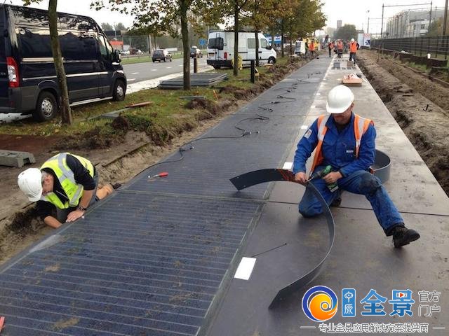 世界首条太阳能车道本周在荷兰开通 