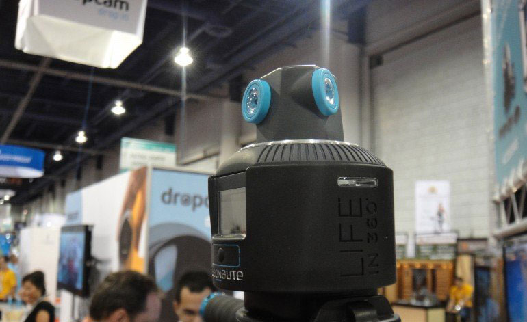 Geonaute revealed a new action camera at CES that records video from every direction, whic...