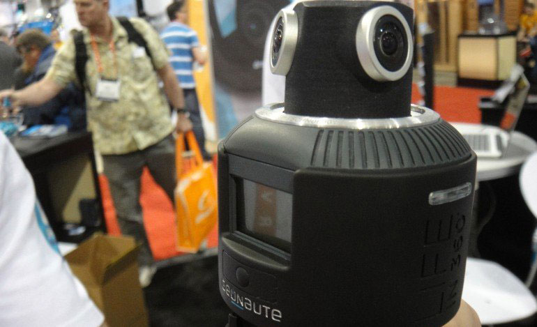 Geonaute revealed a new action camera at CES that records video from every direction, whic...